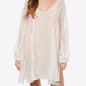 O'Neill Juniors' Lace Cut-Out Dress Cover-Up